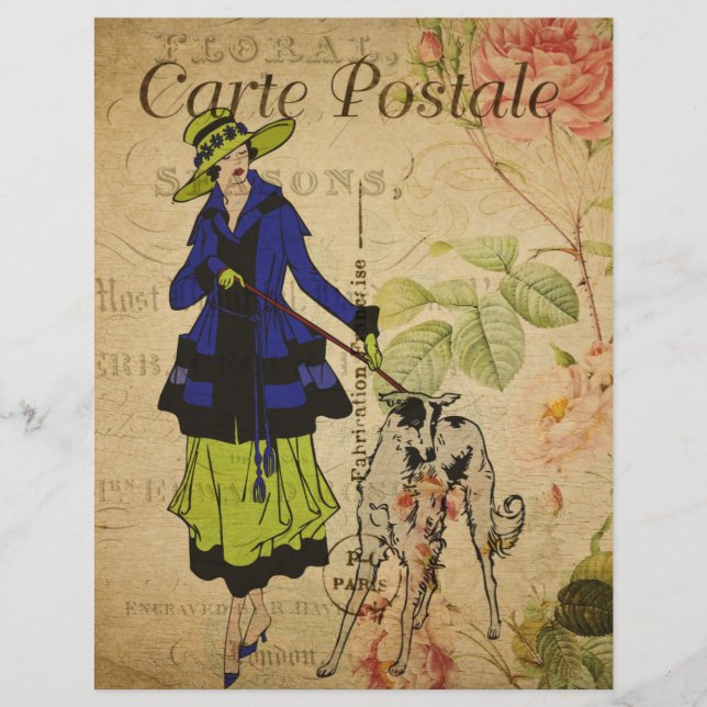 Folheto postal francês (Frente)