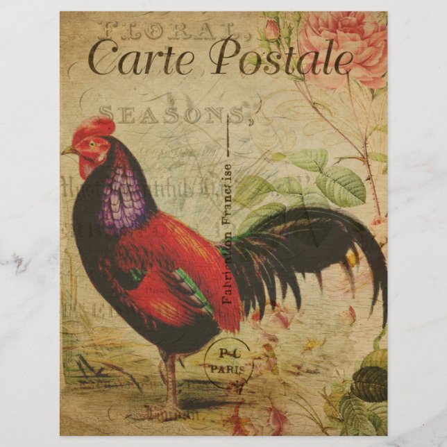 Folheto postal francês (Frente)