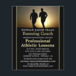 Folheto Publicitário para Lições de atletismo<br><div class="desc">Homens A Correr,  Folhetos De Publicidade De Lição De atletismo Pela Loja De Cartão de visita.</div>