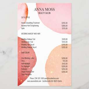 Folheto Rosa Moderno