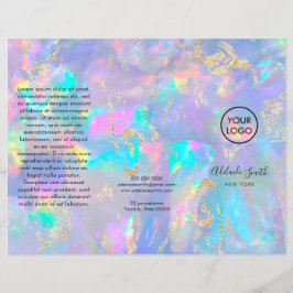 folheto trifold opal