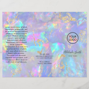 folheto trifold opal