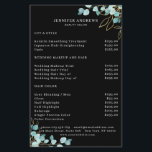 Folheto Verde Moderno, Negro<br><div class="desc">Camada verde moderna em dourado preto,  branco e azul verde.Edite seu produto em minutos adicionando seus dados. Você pode alterar a fonte/cor/posição "personalizar ainda mais".</div>