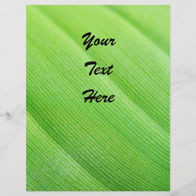 folheto verde para caso personalizado (Frente)