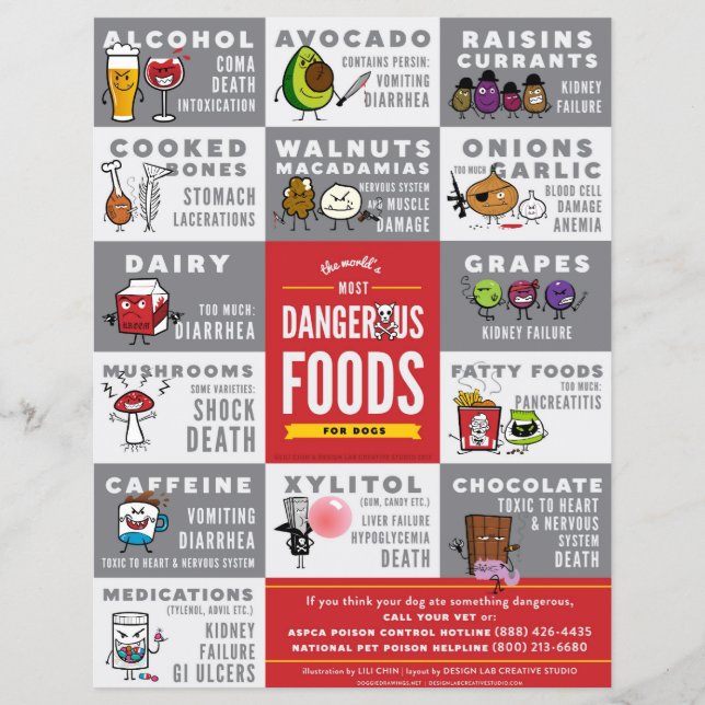 Folhetos - A Comida mais perigosa do mundo para cã (Frente)