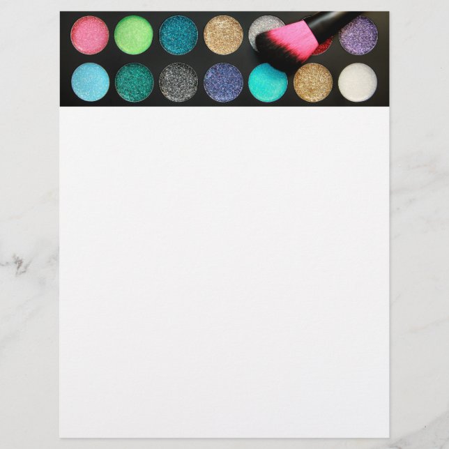 Folhetos de Maquiagem da Litter (Frente)