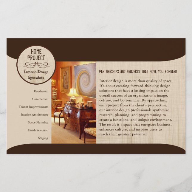 Folhetos do Shelly's Home Project 8,5"x5,5" (Frente)