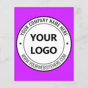 Folhetos Promocionais de Negócios Personalizados E