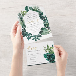 FOLIAGEM TROPICA MODERADA DE MONSTERA VERDE