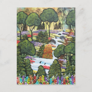 Folk Art BY LORI EVERETT cartão postal