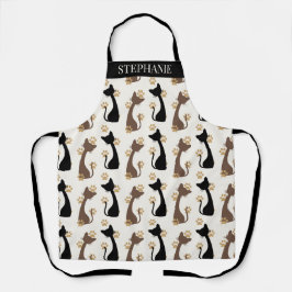 Folk Art Cat Pattern | Farmhouse Kitchen