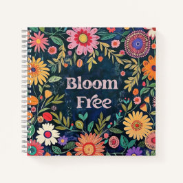Folk Art Floral Diário - Sem Sangue - Presente
