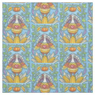 FOLK ART OBRIGANDO BIRD, TURQUIA TECIDO Repetir