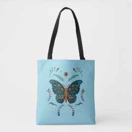 Folk Butterfly - Tote Bag Personalizada