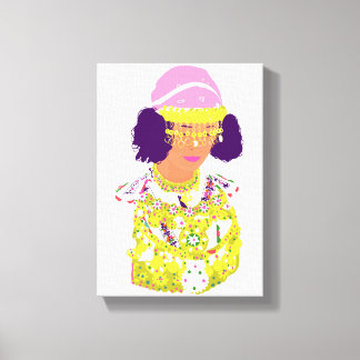 Folk Costume-Inspired Canvas Art