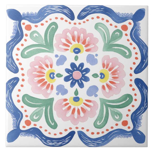 Folk Garden Watercolor (Frente)