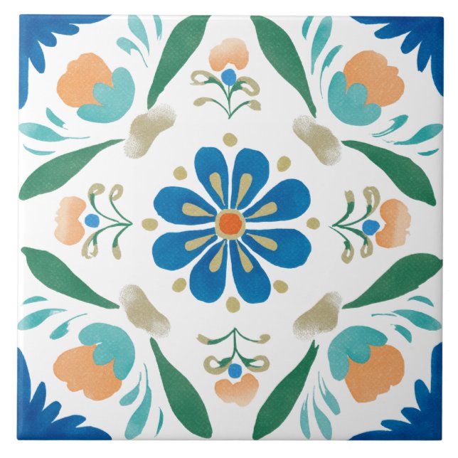 Folk Garden Watercolor (Frente)