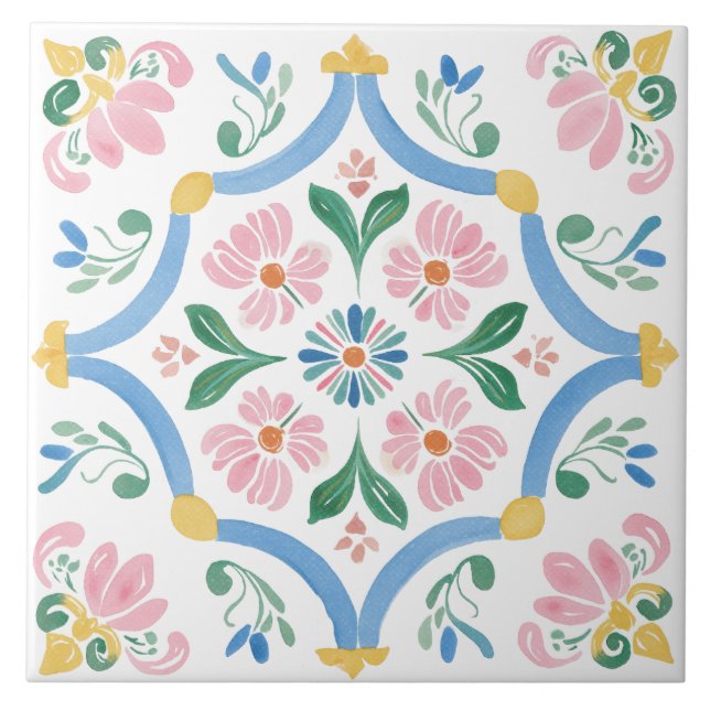 Folk Garden Watercolor (Frente)