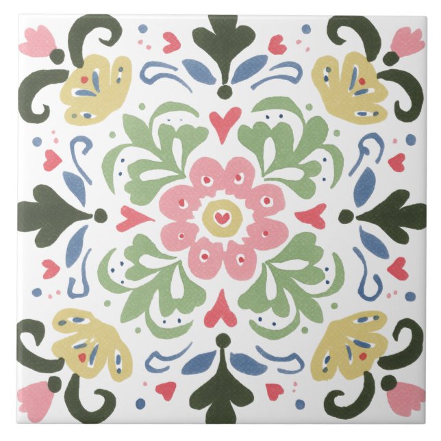 Folk Garden Watercolor (Frente)