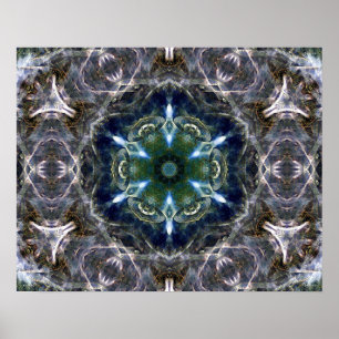 Folk Mandala Poster