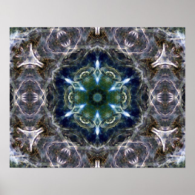 Folk Mandala Poster (Frente)