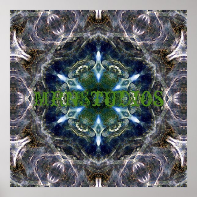 Folk Mandala Poster (Frente)