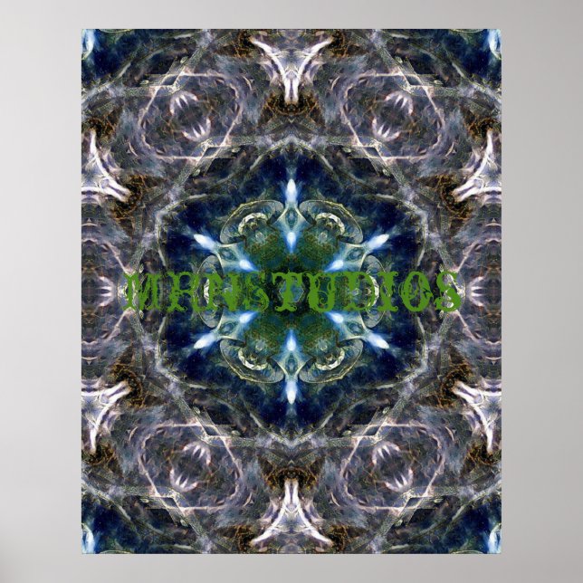 Folk Mandala Poster (Frente)