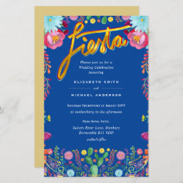 Folkart Flower Fiesta Convite De Casamento Boda