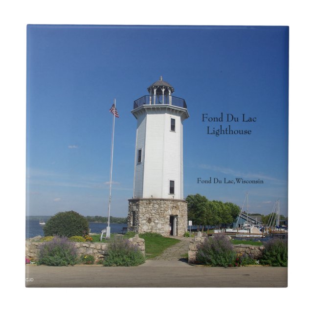 Fond Du Lac Lighthouse azulejo (Frente)