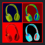 Fone de ouvido com quatro cores Pop Poster Impress<br><div class="desc">Hip Hop,  R&B,  Rock,  Heavy Metal,  Techno,  Punk,  Rap,  Classic,  African American,  Jazz... . Adoramos música,  adoramos cds de escuta,  rádio. Aproveitando videoclibs,  mixes,  remixes,  cobrir.</div>