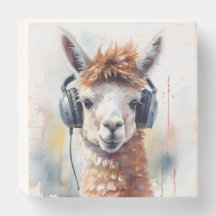 Fones de ouvido brancos vestidos com alpaca