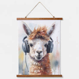 Fones de ouvido brancos vestidos com alpaca