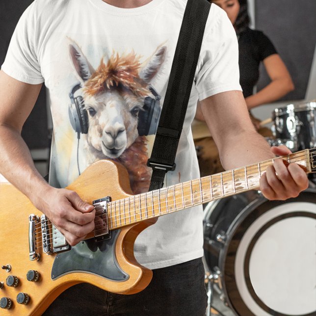 Fones de ouvido brancos vestidos com alpaca (Criador carregado)