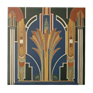 Fonte Art Déco em Azulejo Cerâmico