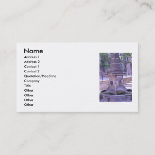 Fonte: Cartão de visita