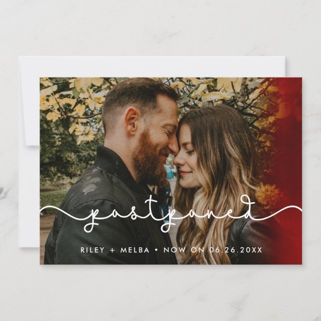 Fonte de coração conectante fofura Cartão de foto  (Frente)