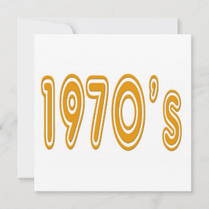 Fonte do estilo de 1970 em anos setenta
