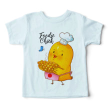 Foodie Chick Kids’ T‑Shirt (Age 3)