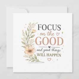 Foque no Bem – Inspirador Floral Vintage P