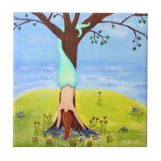 "Fora arte da sereia da água" (Frente)