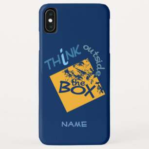 Fora da Caixa capas de telefone de nome personaliz