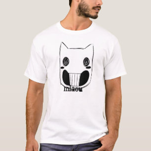 FORA - da camisa da máscara do miaou
