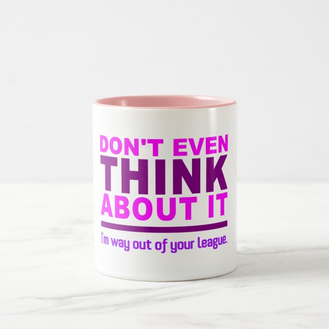 Fora da sua caneca da Liga - escolha estilo e cor (Centro)