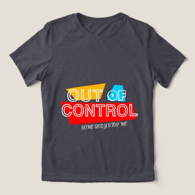 Fora de Controle – Declaração de Tipografia Negrit (Design frontal)