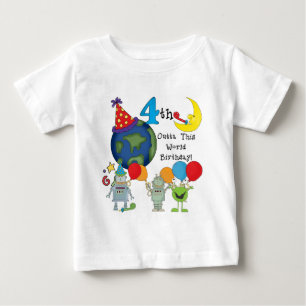 Fora deste Mundo 4º Aniversário Camisetas e presen
