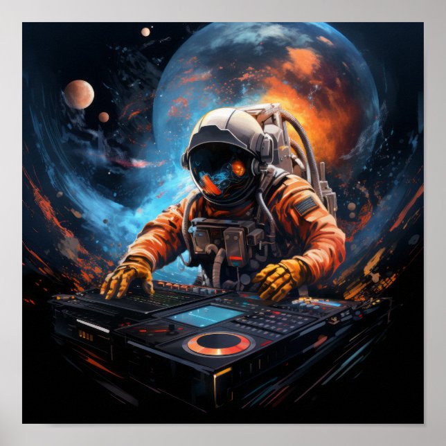 Fora deste Poster do World Space DJ (Frente)
