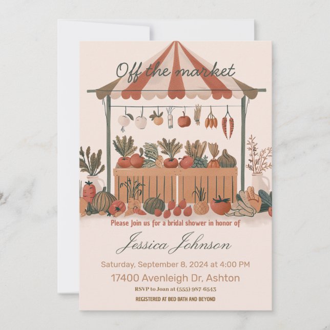 Fora do convite para chás de panela dos agricultor (Frente)