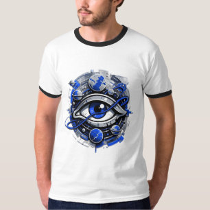 FORA DO ESPAÇO — Camiseta Galáxia de Olho Azul