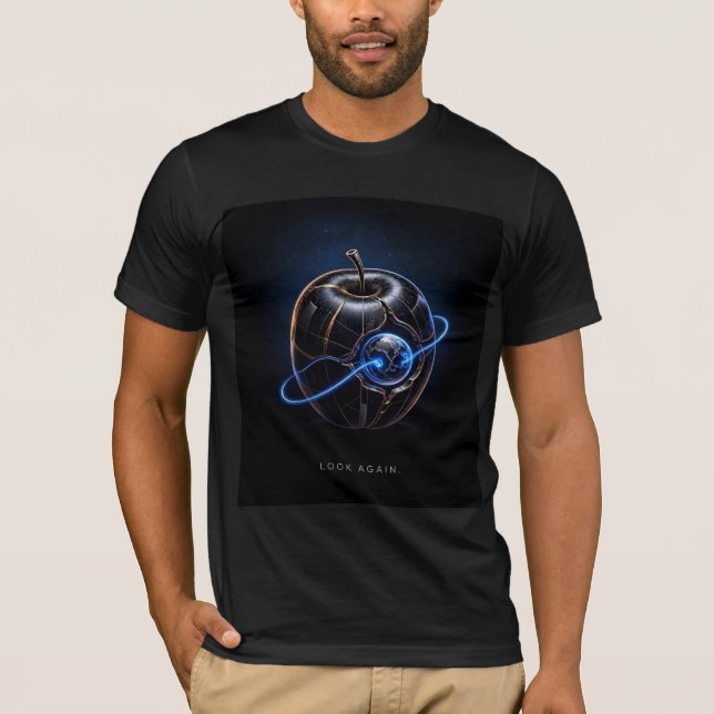 FORA DO ESPAÇO — Maçã Azul: Camiseta Planeta Perfu (Frente)
