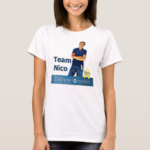 Fora do exemplo 1 da camisa da equipe da caminhada